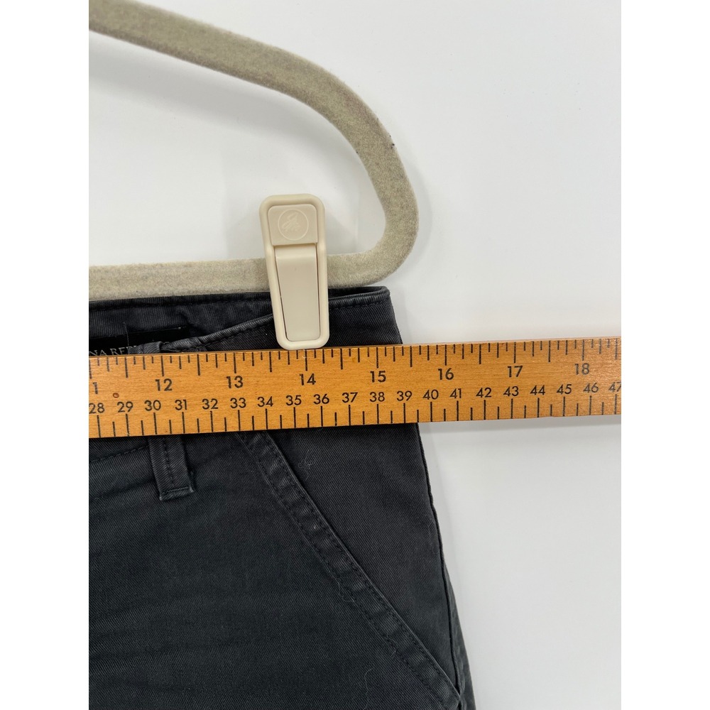 Banana Republic Womens Utility Jogger Pants Faded Black Size 4 Ankle Zip Cargo - Picture 6 of 7